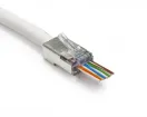 Platinum Tools - 100020C - EZ-RJ45 Shielded Cat5e/6, (Internal Ground). 50/Clamshell.