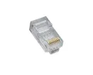 Platinum Tools - 106165 - RJ45 (8P8C), Cat5e HP, Round-Solid 3-Prong. 500/Bag.