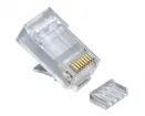 Platinum Tools - 106185 - RJ45 (8P8C), Cat6 2 pc. Round-Solid 3 Prong, w/Liner. 500/Bag.