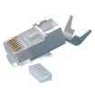 Platinum Tools - 106195 - Cat6A 10 GigShielded w/Liner, Round Stranded, 2 Prong. Pkg 100/Bag.
