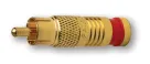 Platinum Tools - 18275 - RCA Type RGB Compression 23AWG Gold Plated Connectors (Bulk Package 25Pc/Bag)
