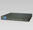 Planet - GS-5220-24T4XV - L3 24-Port 10/100/1000T + 4-Port 10G SFP+ Managed Ethernet Switch with LCD Touch Screen