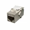 Simply 45 - S45-3275 - 10G STP Keystone Feed-Thru Coupler - w/6-Color Snap-On ID Bars Included. 1ea/bag