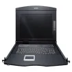 Planet - IKVM-210-08M - 17" 8-Port Combo VGA LCD IP KVM Switch: 1280x1024 video quality, Up to 64 computers, On Screen Display (OSD)