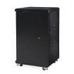 Kendall Howard - 3100-3-024-22 - 22U LINIER® Server Cabinet - Glass/Vented Doors - 24" Depth