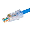 Simply 45 - S45-1501 - Pass Through Blue Tint, Cat5e UTP, 50pc Clamshell 