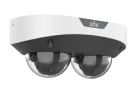 Uniview - IPC3224SS-ADF28K-I1 - 4MP Dual-channel Non-Splicing Multiview Series IR Fixed Intelligent Network Camera, 2.88mm lens 