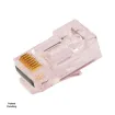 Simply 45 - S45-1700P - PROSeries Pass Through Red Tint, Hi/Lo Stagger - Cat6/6a UTP with Cap45 - 100pc Jar