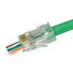 Simply 45 - S45-1600 - Pass Through Green Tint - Cat6 UTP - 100pc Jar