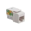Platinum Tools - 725WH-1 - Keystone Jack, Cat5e, 110, White (Bulk, 1ea) Pkg10pc/Bag