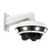 AVYCON - AVC-NCMS321M04 - 32MP InfiniteColor Multi-Sensor Multi-Directional Diversity IP Camera, 4-Directional Adjustable 4x optical lens, dual light (IR LED & White LED), smart AI, 2ch Alarm In/out, 1 Audio in/out, IK10, IP67, 24VAC/12VDC/PoE+(IEEE8