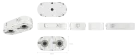BOLIDE - BP-JBPOE/DD - Dual- Camera Junction Box with Built-in POE Switch for BN8037AI/NDAA, BN8019/NDAA, BN9029AVAIRAI/NDAA, BN8029AVAIRAI/NDAA