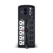 CYBERPOWER - CP1000PFCLCD - 1000VA/600W Sine wave UPS, NEMA 5-15P w/5ft Cord, 10 NEMA 5-15R Outlets, USB, Relay, 2 USB charge ports, PowerPanel Personal Software, 3 Yr Warranty
