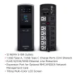CYBERPOWER - CP1500PFCLCD - 1500VA/1000W, PFC Sine Wave Mini-tower UPS, 12 NEMA 5-15R, NEMA 5-15P, USB, Relay, SNMP, 3 Yr Wty