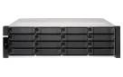 QNAP - ES1686dc-2123IT-64G-US - QNAP 16-Bay Active-Active Dual Controller ZFS NAS and iSCSI/ IP-SAN. 3U, SAS 12G (compatible with SAS 6G), 3 x Gigabit LAN, 4x10GbE(SFP+), 40GbE-ready
