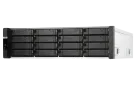 QNAP - ES1686dc-2142IT-96G-US - QNAP 16-Bay Active-Active Dual Controller ZFS NAS and iSCSI/ IP-SAN. 3U, SAS 12G (compatible with SAS 6G), 3 x Gigabit LAN, 4x10GbE(SFP+), 40GbE-ready