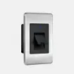 ZKTeco USA - FR1500-ID - Flushmount Slave Fingerprint Reader with ZKAccess ID Card Reader