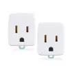 Cyber Power - GT1W2PK - Grounding Adapter (2-Pack). Fits three-prong plugs into two-prong plugs