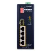 Planet - ISW-514PTF - IP40 4-Port 10/100TX 802.3at PoE + 1-Port 100FX SFP Industrial Fast Ethernet Switch