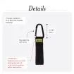 Rip-Tie - J-S6-T - One Inch Wide CableCarrier with Silver Triangle Carabiner, 1″ x 6″