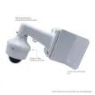 Luminys - N3D-4LA2 - 4MP Network LumiLuxSmart Dome Camera with 2.8 mm Lens, White-light LEDs, and Dual-mode IR
