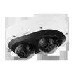 Hanwha - PNM-7082RVD - 4MP Network Vandal Outdoor 2CH IR Dome Camera, 3~6mm Motorized Varifocal Lens