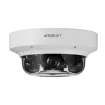 Hanwha - PNM-9084QZ1 - 2MP X 4 Sensors Network Vandal Ooutdoor Wisenet P Series Dome Camera, 3.0~6.0mm Lens