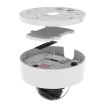 Hanwha - PNV-A6081R-E2T - 2MP Network AI IR Vandal Dome Camera with built-in 2TB SSD and pre-installed WAVE server and ability to record up to 5 additional cameras. Max. 2MP resolution, Up to 120fps, 0.007Lux@F1.3 (Color), 4.38~9.33mm(2.13x) motorize