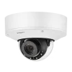 Hanwha - PNV-A9081RLP - 4K Low-Moderate Speed LPR Vandal Dome Camera with Wisenet Road AI. Max. 4K resolution, 4.5~10mm(2.2x) M-Varifocal(4K) lens, 0.05Lux@F1.6 (Color), 0Lux (B/W, IR LED on), Day & Night(ICR), WDR(120dB), H.265, H.264, MJPEG codec, 