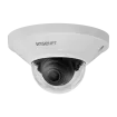 Hanwha - QND-6021 - Wisenet Q mini network indoor dome camera, 2MP @ 30fps, 4.0mm fixed focal lens (87°), triple codec H.265/H.264/MJPEG with Wisestream II, 120dB WDR, defocus detection, hallway View, built-in SD card slot (1x128GB), people counting,