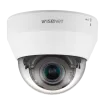 Hanwha - QND-6082R - Wisenet Q network indoor dome camera, 2MP @ 30fps, motorized vari-focal lens 3.1x (3.2 ~ 10.0mm) (109°~33°), triple codec H.265/H.264/MJPEG with Wisestream II, 120dB WDR, IR LEDs range 98', defocus detection, hallway View, one wa