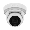 Hanwha - QNE-C8013RL - 5MP AI Dual Light Outdoor Wisenet Q Flateye Camera, 3mm Fixed Focal Lens 