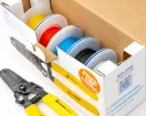 Jonard Tools - R24-5100 - 24 AWG Kynar® Wire Dispenser with 500 ft Wire, 5 Colors - With Wire Stripper