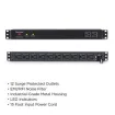 CYBERPOWER - RKBS15S2F10R - 3600 J, 120 V, NEMA 5-15P plug, 12 NEMA 5-15R (2 front, 10 rear), 15 ft cord, Limited lifetime warranty