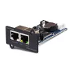 CYBERPOWER - RMCARD205TAA - Remotely manage, monitor and control UPS & ATS PDU with a web browser (HTTP/HTTPS) or NMS (SNMPv1/v3). Event notifications via email, SMMP traps, Syslog and user upgradeable firmware. Includes port for connecting Environme