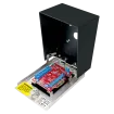 SECO-LARM - SK-B941-PQ - Post-Mount Bluetooth Keypad with Proximity Reader. Metal enclosure with hinged face plate for easy access to terminal block. 9-25VDC, one Form-C relay output, 1,000 users, audit trail.