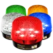 SECO-LARM - SL-1301-EAQ/B - 6~12 VDC LED Strobe Light. Incorporates 12 LEDs. 50,000-Hour operating life. Flash only. Indoor/outdoor use. Blue lens.