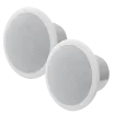 SPECO - SP6NXCTUL - 6.5" UL Listed Metal Back can Speakers w/ 70V Transformer, Bracket Included, Pair