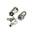 SECO-LARM - SS-090-2H1 - High-Security Tubular Key Lock, SPST, shunt-ON/OFF. Key removable from ON & OFF position. Key #1301. Sold in multiples of 5 (price is for 1 pc).