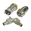 SECO-LARM - SS-095-1H1 - High-Security Tubular Key Lock. SPST, momentary-ON/shunt-OFF (spring loaded). Key #1301. Sold in multiples of 5 (price is for 1 pc).