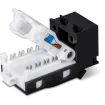 TRENDNET - TC-K50C6BK - 50 Pack Cat6 RJ-45 Keystone Jack, Black