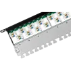 TRENDNET - TC-P24C6AHS - 24 Port Cat6a Shielded Half-U Patch Panel