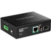 TRENDNET - TI-PF11SFP - Hardened Industrial SFP to Gigabit PoE+ Media Converter