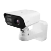 Hanwha - TNM-C4960TD - Wisenet T network Bi-spectrum AI Thermal Camera (uncooled), Dual sensor camera with VGA thermal and 4K visible video output, built-in 25mm fixed lens (FoV: 17.4° thermal) & 10.9~29mm motorized varifocal lens (FoV: 42°~15° visib