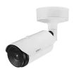 Hanwha - TNO-3010T - QVGA Thermal camera, Max. 320 x 240 resolution support, built-in 2.7mm fixed lens, H.265, H.264, MJPEG codec, Max. 30fps@all resolutions, full video and audio analytics, temperature detection, shock detection, micro SD Max. 256GB