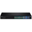 TRENDNET - TPE-1620WSF - 20-port Gigabit Web Smart POE+ Switch w/ 2 Shared SFP Slots  (16 PoE+, 2SFP) (370W)