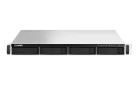 QNAP - TS-464U-8G-US - QNAP 1U 4-bay NAS/iSCSI IP-SAN, Intel Celeron N5105/N5095 4C/4T (up to 2.7GHz), 8GB DDR4 RAM (on-board), 2.5GbE LAN, 4K HDMI v1.4b, PCIe Expansion Slot, Single PSU