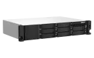 QNAP - TS-864eU-RP-8G-US - QNAP 2U 8-bay short depth 12" rackmount NAS, Intel Celeron N5095 4C/4T, burst up to 2.9 GHz, 8GB RAM On-Board (Non-Expandable)