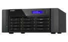 QNAP - TS-h1290FX-7302P-128G-US - QNAP 12-Bay all-flash desktop NAS, AMD EPYC 7302P (up to 3.2GHz), 12 x 2.5" U.2 NVMe/SATA SSD bays, 128GB ECC RAM, 2 x 2.5GbE, 2 x 25GbE SFP28, PCIe Gen4 Expansion Slots