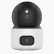 UNV - Uho-S3S-M55F36D - 3MP dual lens indoor Wi-Fi PT camera, 2.8mm+6.0mm fixed lens, 10m IR, 10m WL, Mic&speaker, SD card slot, human/vehicle/pet/crying detection